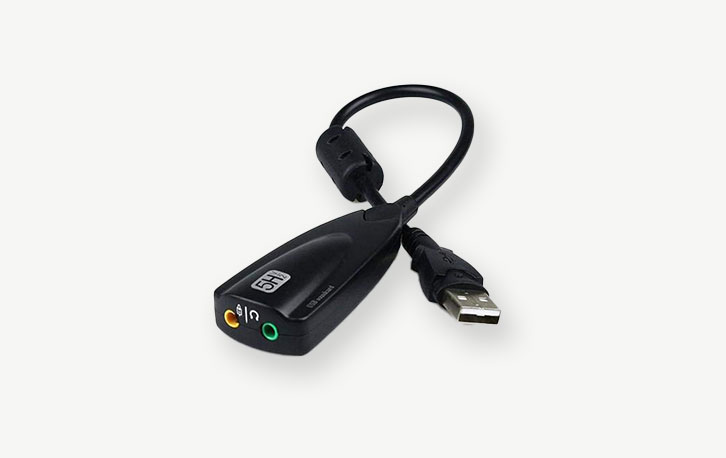 SteelSound USB-A naar 3.5mm audio adapter